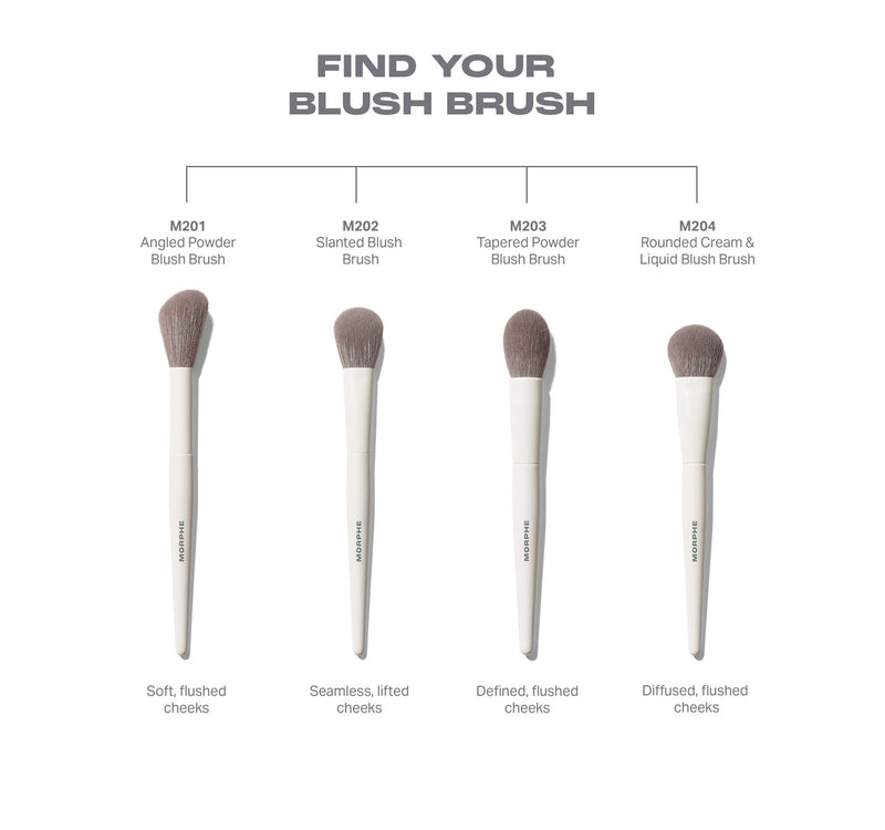 M204 Rounded Cream & Liquid Blush Brush - Image 5