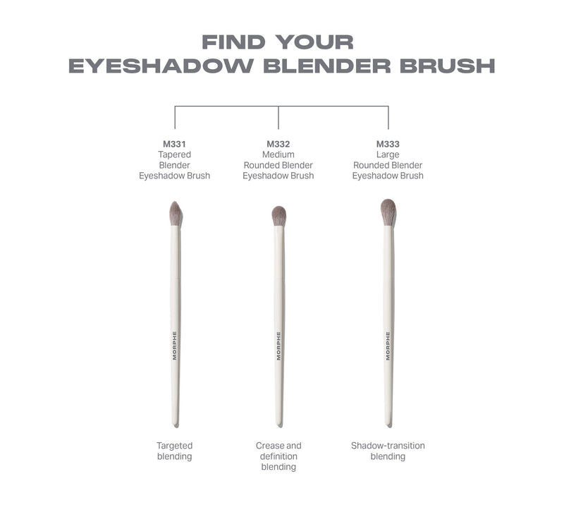 M331 Tapered Blender Eyeshadow Brush - Image 5