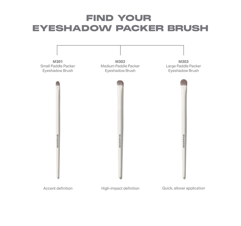 M302 Medium Paddle Packer Eyeshadow Brush - Image 5