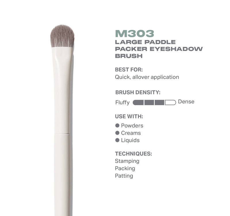 M303 Large Paddle Packer Eyeshadow Brush - Image 3