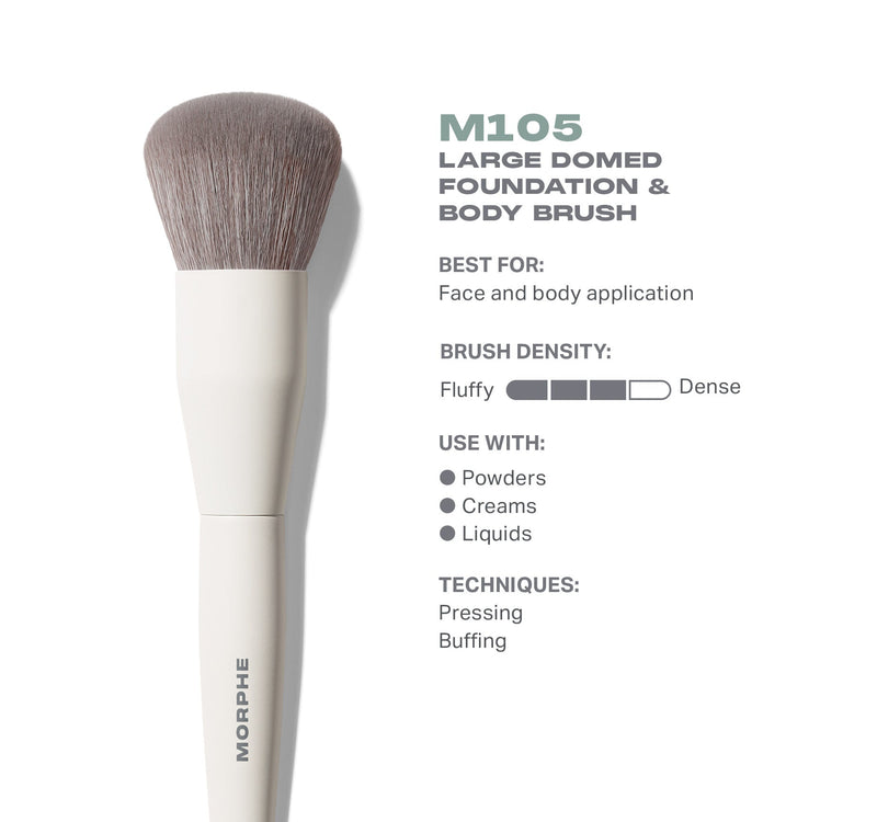 M105 Large Domed Foundation & Body Brush - Image 2