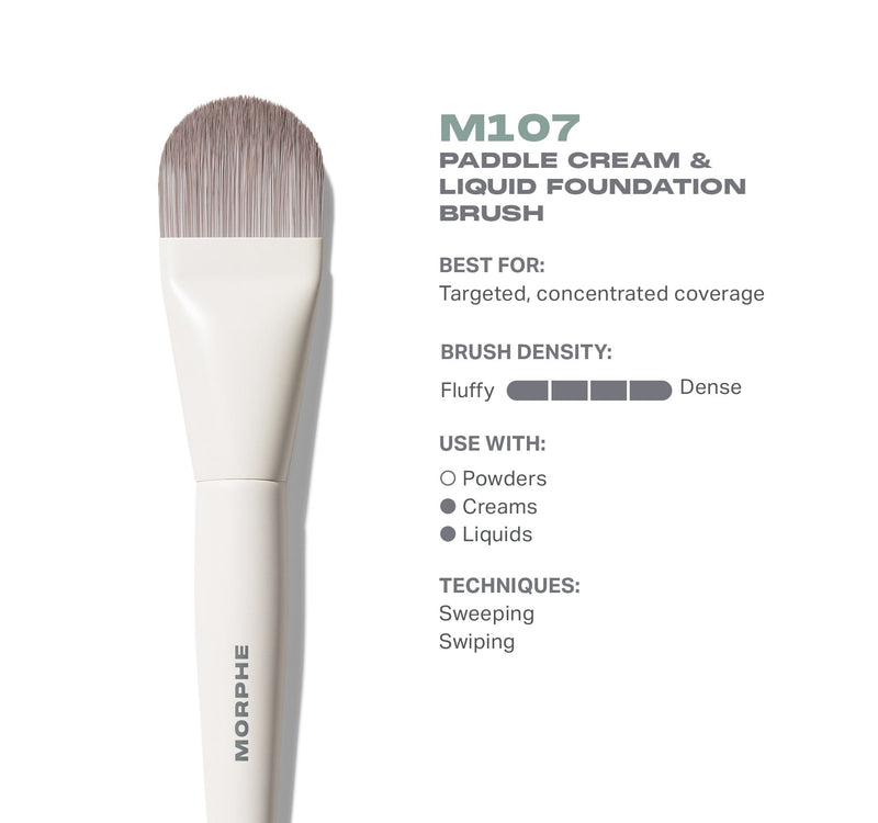 M107 Paddle Cream & Liquid Foundation Brush - Image 2