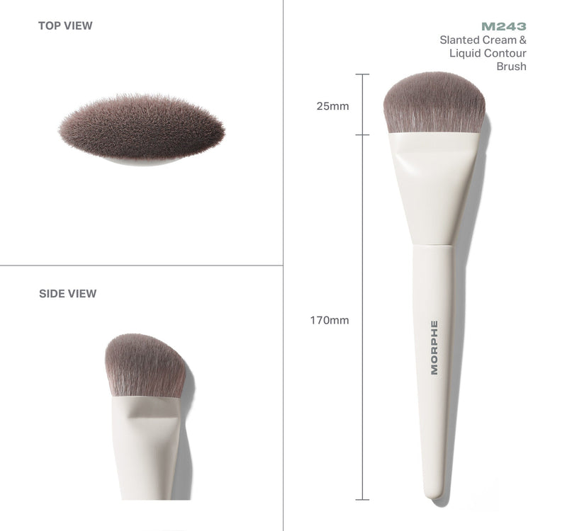 M243 Slanted Cream & Liquid Contour Brush - Image 4