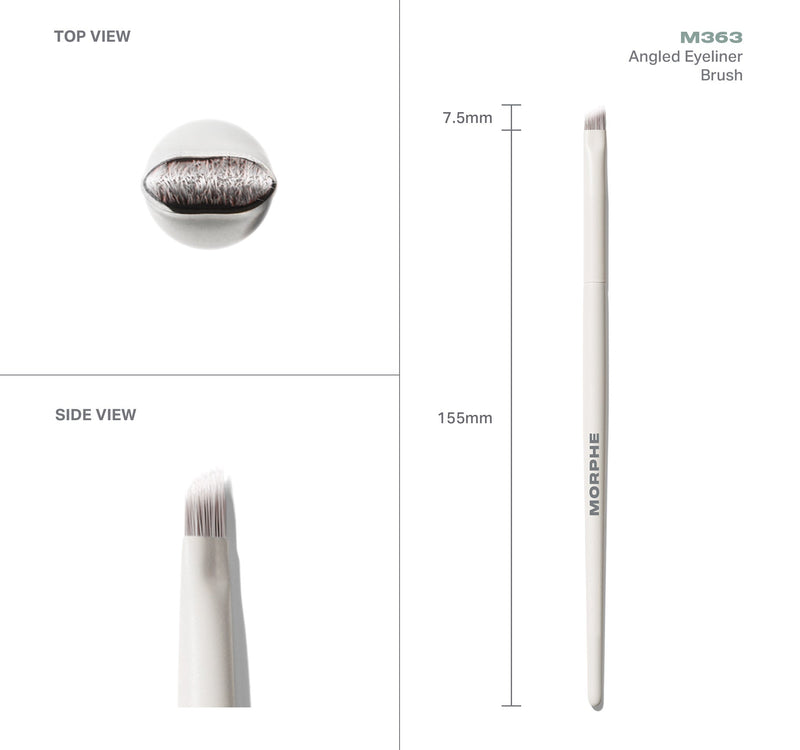 M363 Angled Eyeliner Brush - Image 4