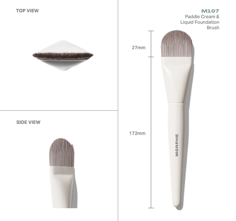 M107 Paddle Cream & Liquid Foundation Brush - Image 3