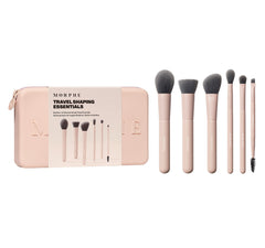 Travel Shaping Essentials Bamboo- & Charcoal-Infused Travel Brush Set