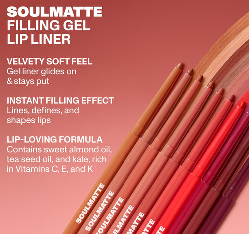 Soulmatte Filling Gel Lip Liner - Bella, view larger image-view-4