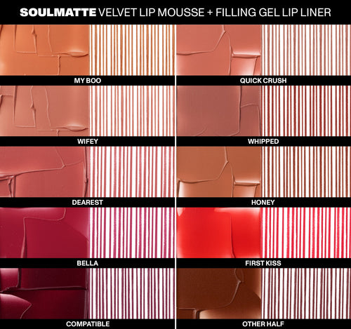 Soulmatte Filling Gel Lip Liner - Bella, view larger image-view-6