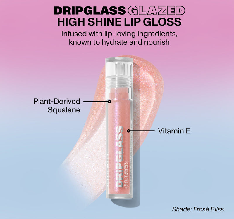 Aurascape Dripglass Glazed Highshine Pearlized Lip Gloss - Frose Bliss - Image 4