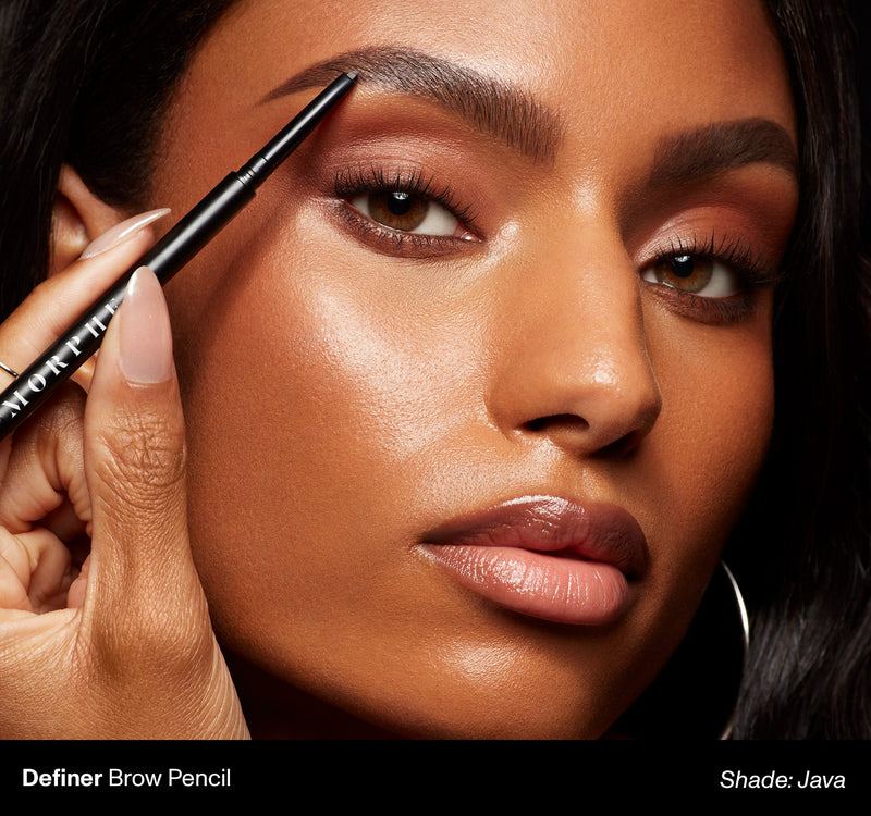 Definer Dual-Ended Brow Pencil & Spoolie - Latte - Image 7