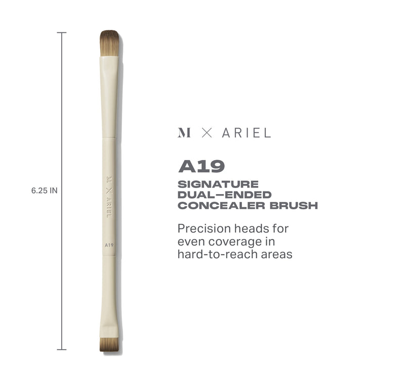 Morphe X Ariel A19 Dual-Ended Concealer Brush - Image 4 out of 6