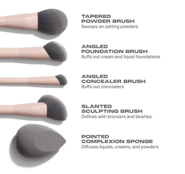 Shaping Essentials Face Makeup Brush Set | Morphe