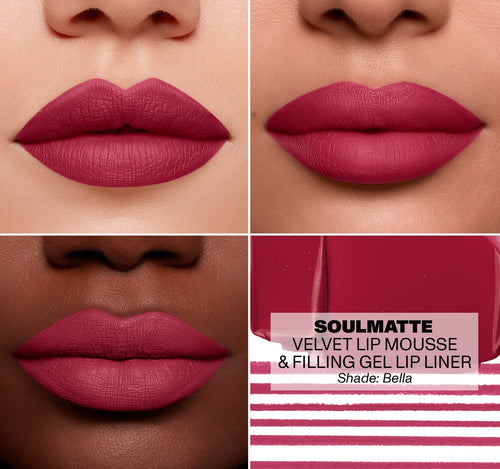 Soulmatte Filling Gel Lip Liner - Bella, view larger image-view-3