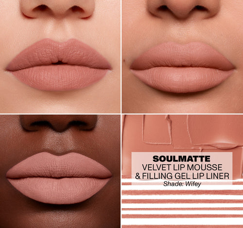 Soulmatte Velvet Lip Mousse - Wifey, view larger image-view-4