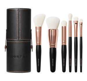 Rosé Away 6-Piece Face & Eye Travel Brush Set