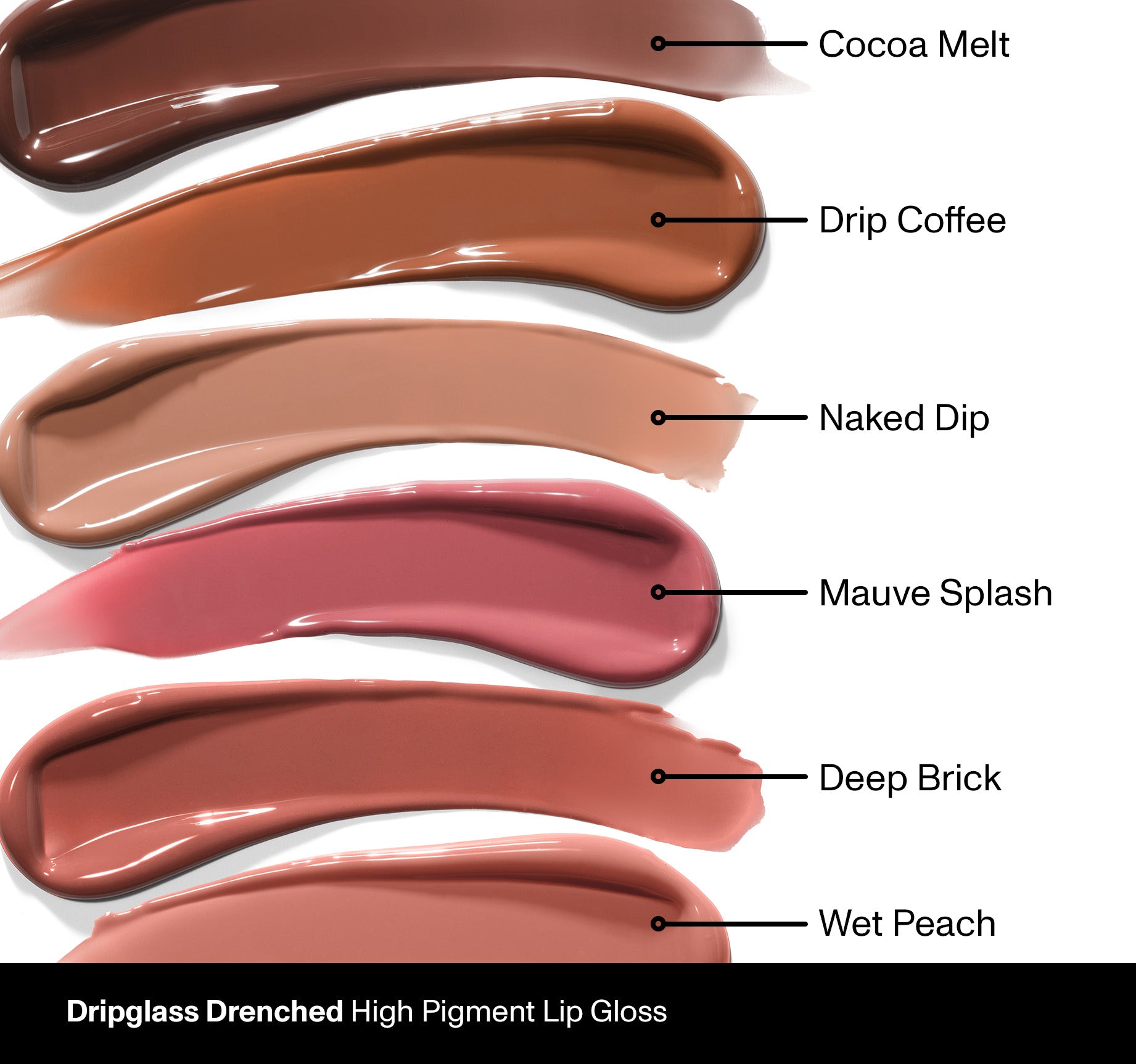 Morphe Dripglass Drenched High Pigment Lip Gloss - Mauve Splash (Mauve)