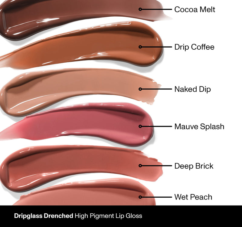 Dripglass Drenched High Pigment Lip Gloss - Mauve Splash - Image 4