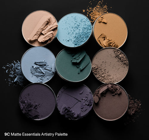 9C Matte Essentials Artistry Palette - swatches, view larger image-view-6