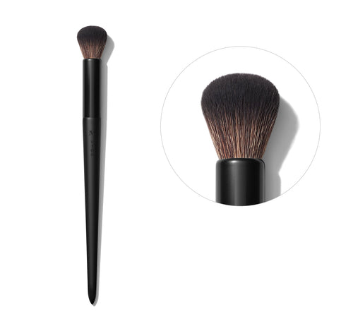 Facial makeup brush, 1 large professional oval loose powder